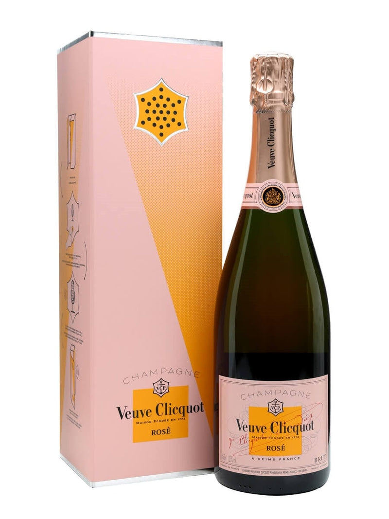 Veuve Clicquot Rose Champagne Call Box (Record Your Message) 75cl
