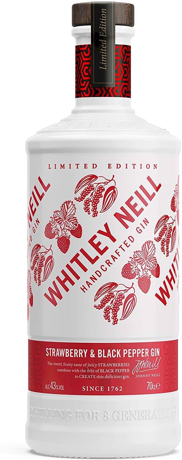 Whitley Neill Stawberry and Black Pepper 70cl