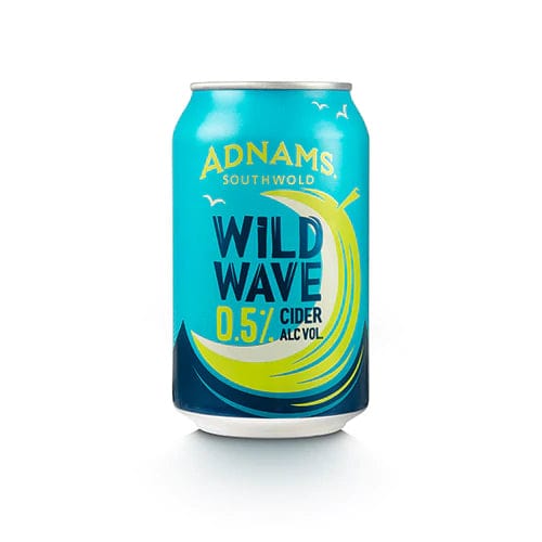 Adnams Southwold Wild Wave 0.5% Cider Cans 12x330ml