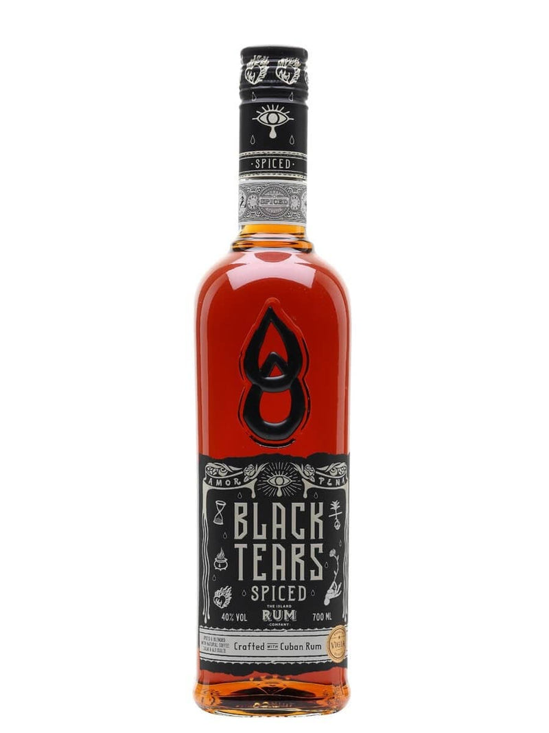 Black Tears Spiced Rum 70cl