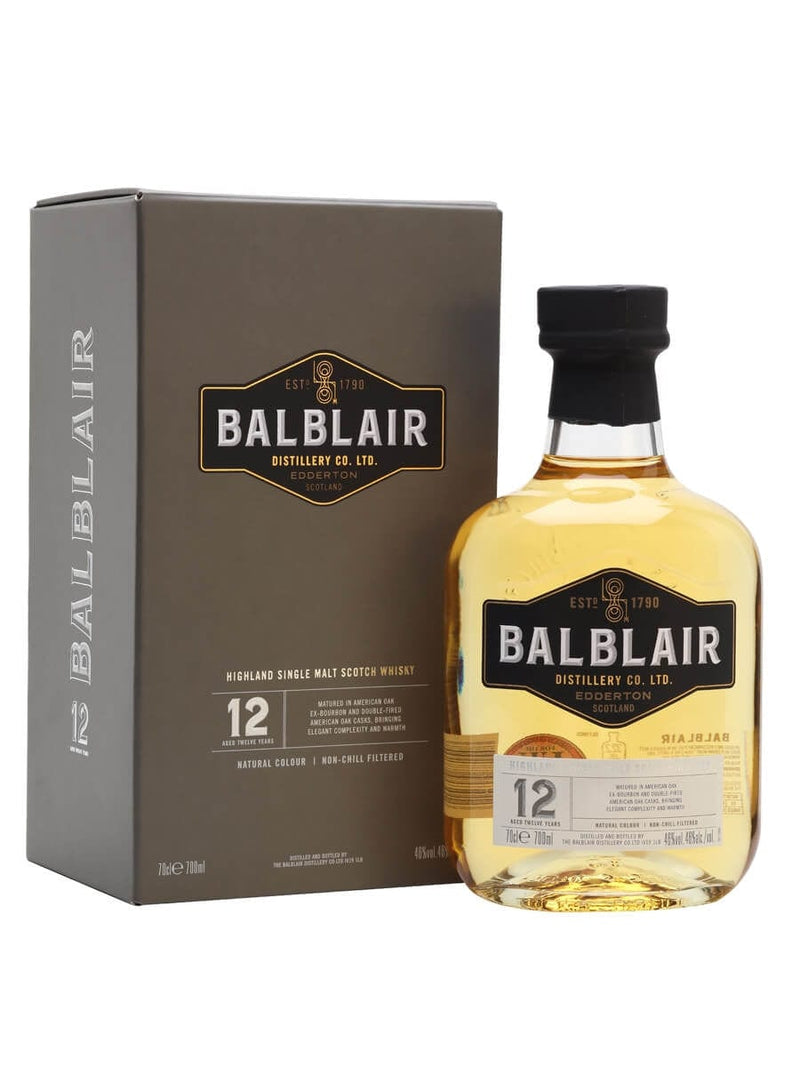 Balblair 12 Year Old Single Malt Scotch Whisky 70cl