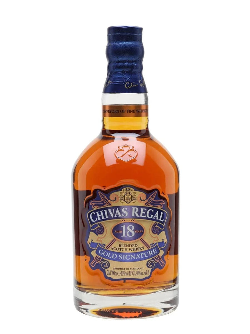 Chivas Regal 18 Year Old Gold Signature Blended Scotch Whisky 70cl