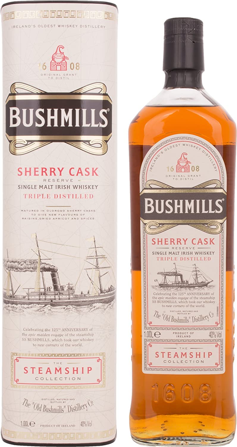 Bushmills Sherry Cask Reserve - Steamship Collection Single Malt Whiskey 1L