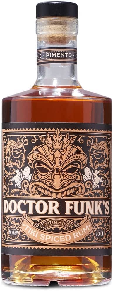 Doctor Funk's Caribbean Tiki Spiced Rum 70cl, Threshers | Spiced Rum ...