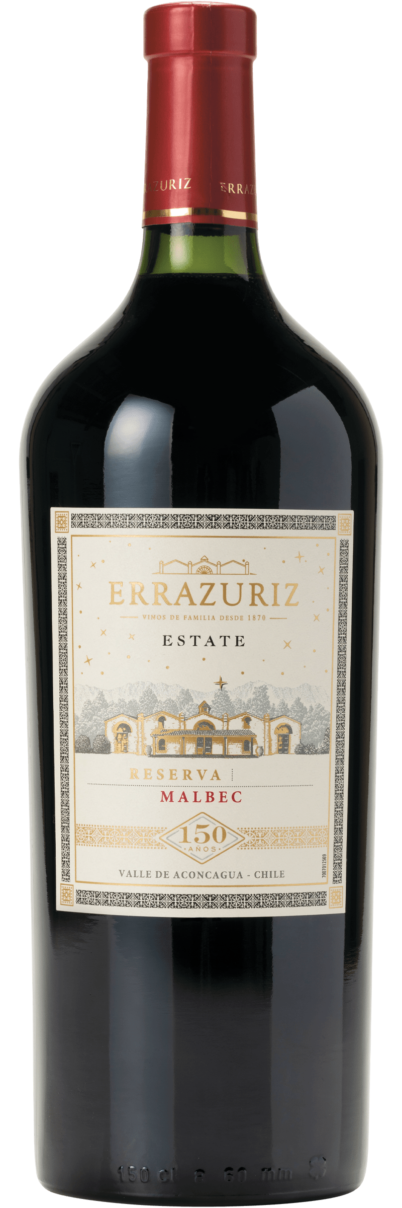 Errazuriz Estate Reserva Malbec Anniversary Magnum 2019 1.5L