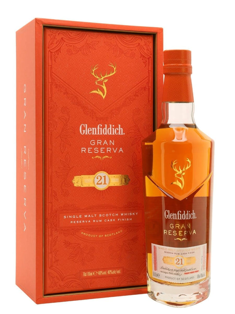 Glenfiddich 21 Year Old Single Malt Scotch Whiskey Gran Reserva 70cl