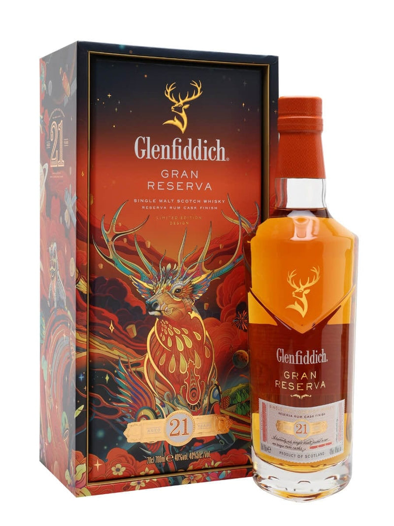 Glenfiddich 21 Year Old Gran Reserva Chinese New Year Limited Edition 70cl