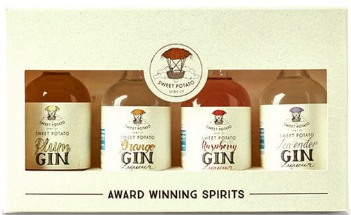 The Sweet Potato Spirit Company Gin Liqueur Gift Pack 4x5cl