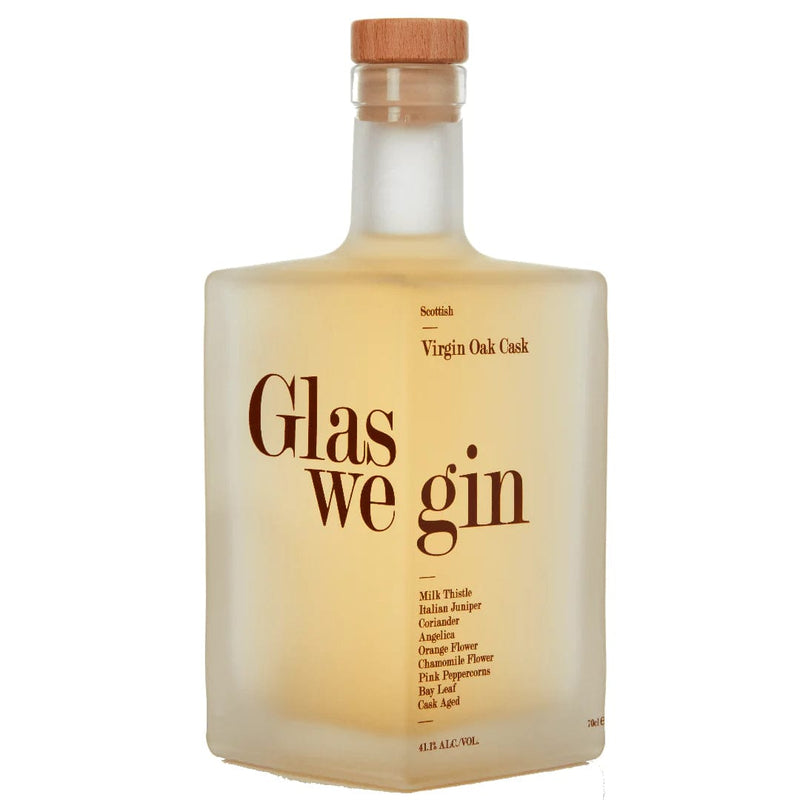Glaswegin Virgin Oak Cask Gin 70cl