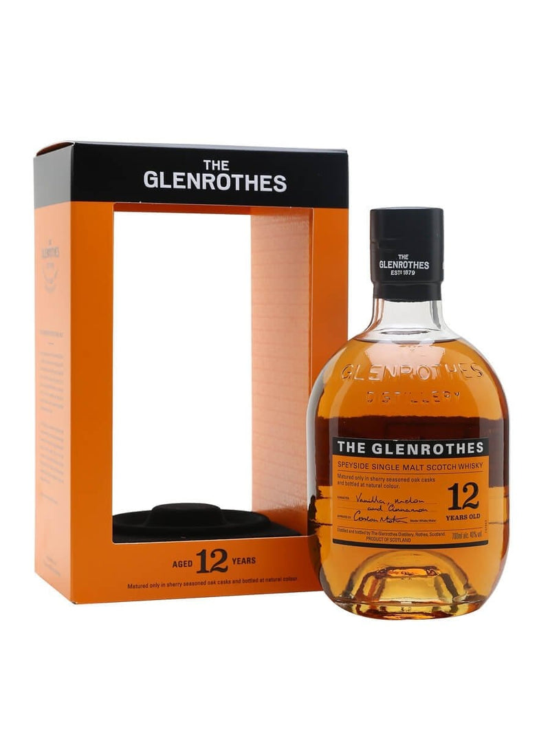 The Glenrothes 12 Year Old Speyside Single Malt Whisky 70cl