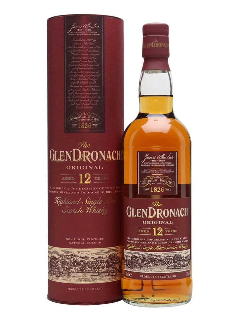 Glendronach 12 Year Old Original Single Malt Scotch Whisky 70cl