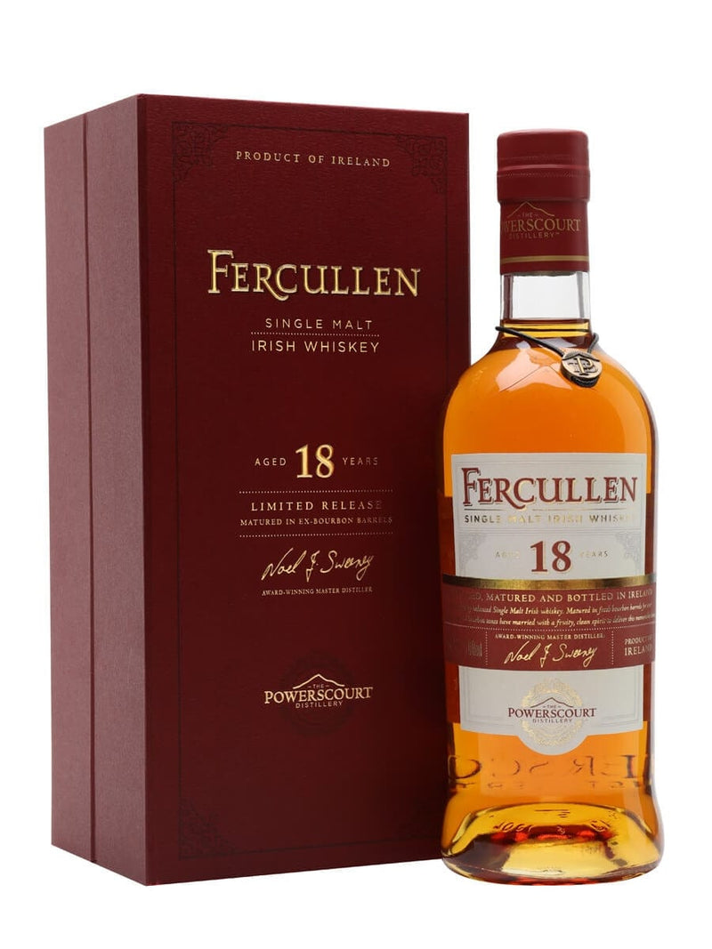 Fercullen 18 Year Old Irish Single Malt Whiskey Gift Box 70cl