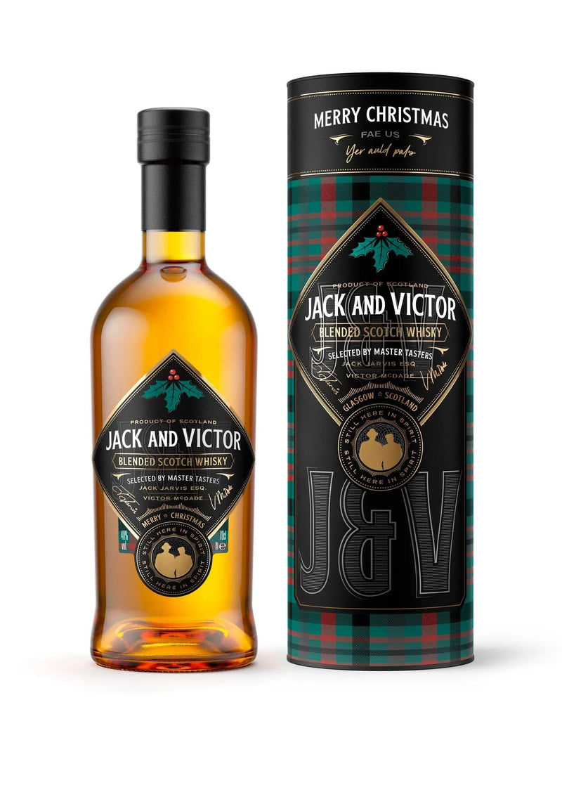 Jack & Victor Christmas Edition Blended Scotch Whisky Gift Tube 70cl