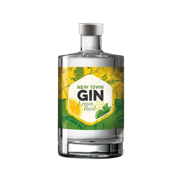 New Town Gin Lemon & Basil 50cl