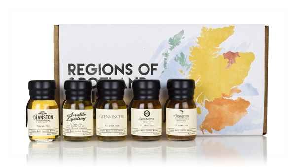 Regions of Scotland Whisky Tasting Set 5x3cl
