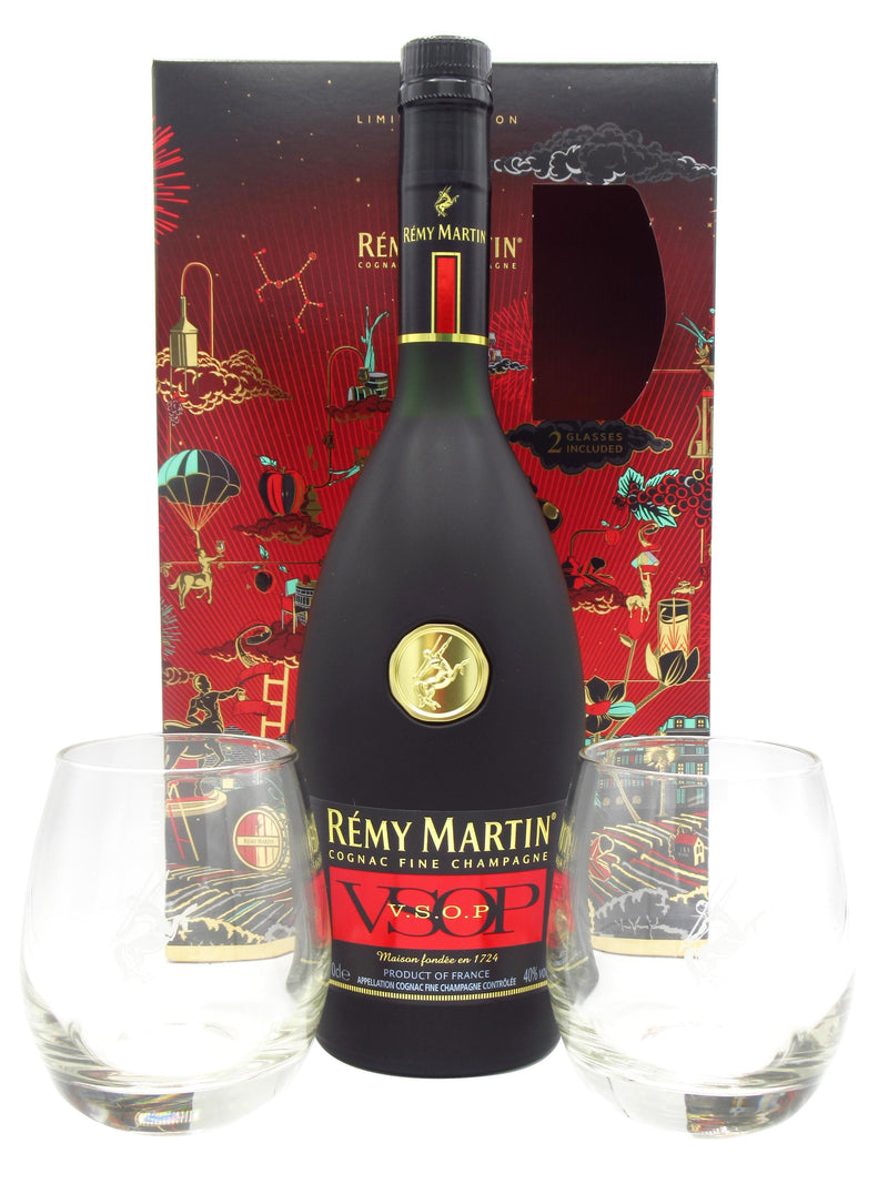 Remy Martin VSOP Cognac Fine Champagne Glass Pack 70cl