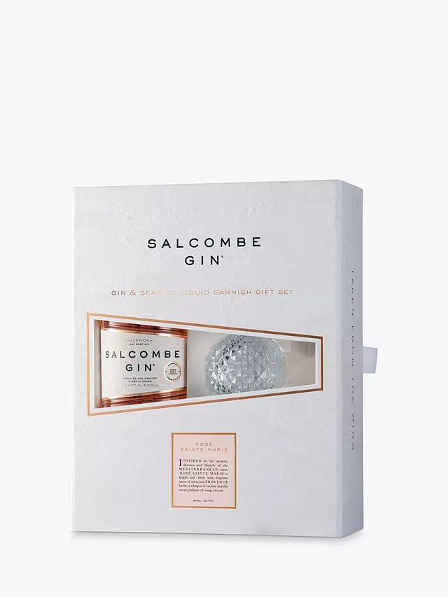 Salcombe Gin Rose & Seamist Liquid Garnish Gift Set 50cl
