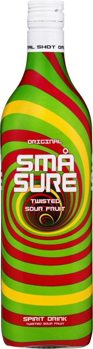 SMÅ SURE Sour Twisted Fruit 70cl