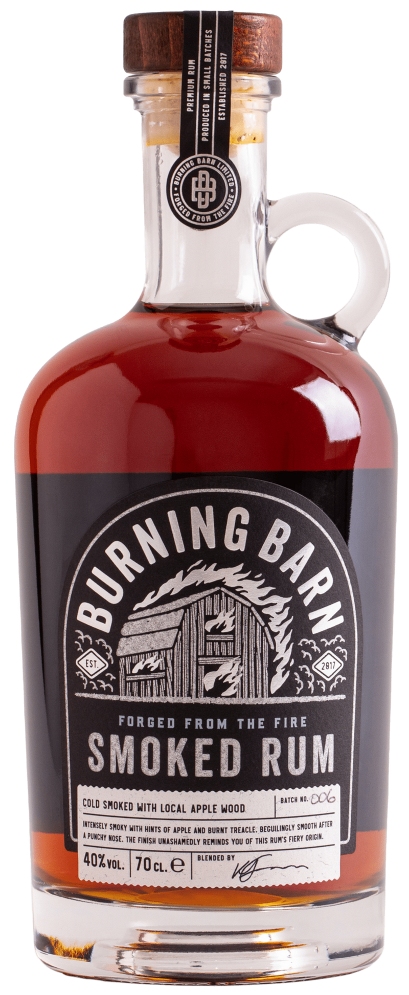Burning Barn Smoked Rum 70cl