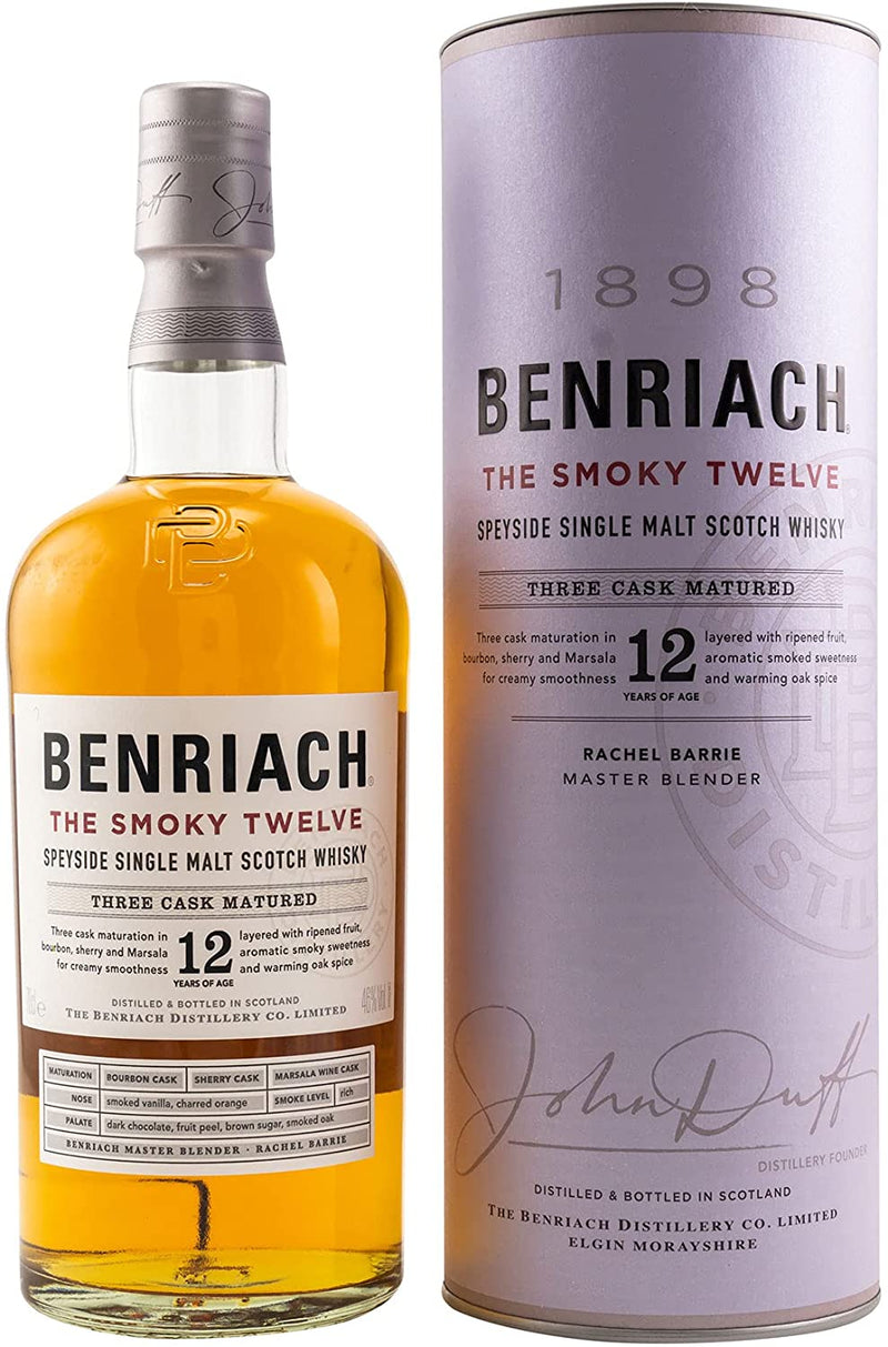 Benriach The Smoky Twelve Single Malt Scotch Whisky 70cl