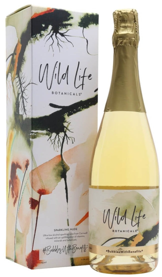 Wild Life Botanicals Nude Non Alcoholic Sparkling White Wine 75cl