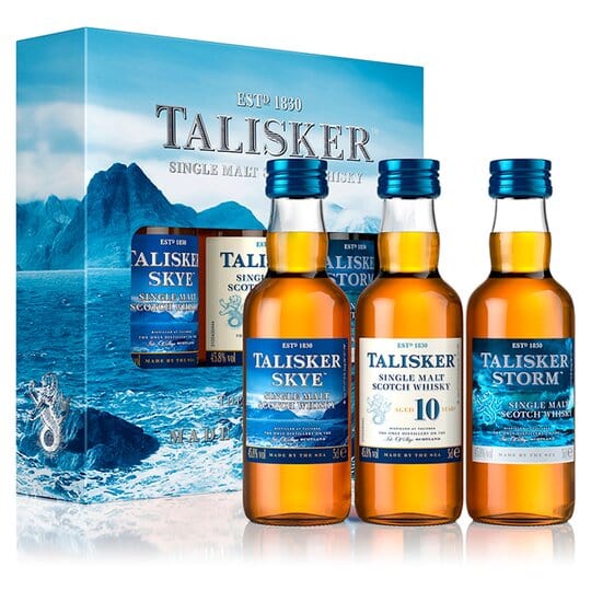 Talisker Single Malt Scotch Whisky Gift Pack 3x5cl
