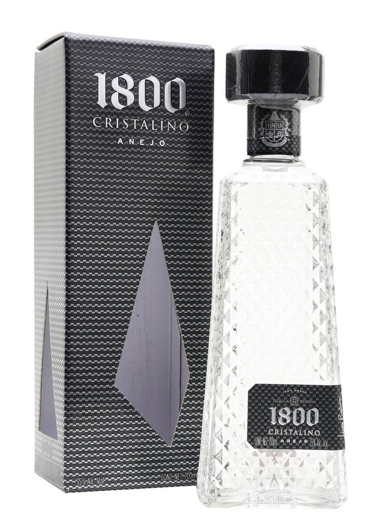 1800 Cristalino Anejo Tequila 70cl