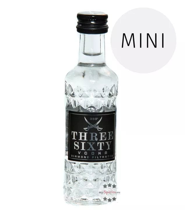 Three Sixty Vodka Miniature 4cl