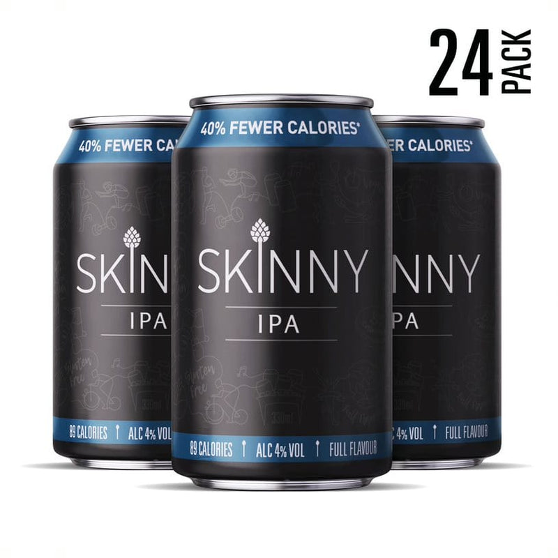 Skinny Brands Premium IPA Lager Cans 24x330ml