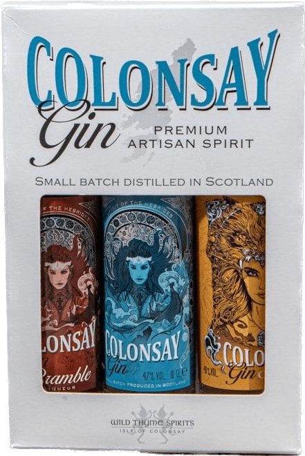 Colonsay Triple Gin Presentation Pack 3x10cl