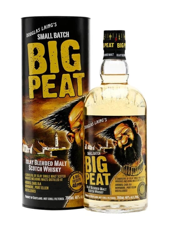 Big Peat Islay Blended Malt Scotch Whisky Gift Tube 70cl