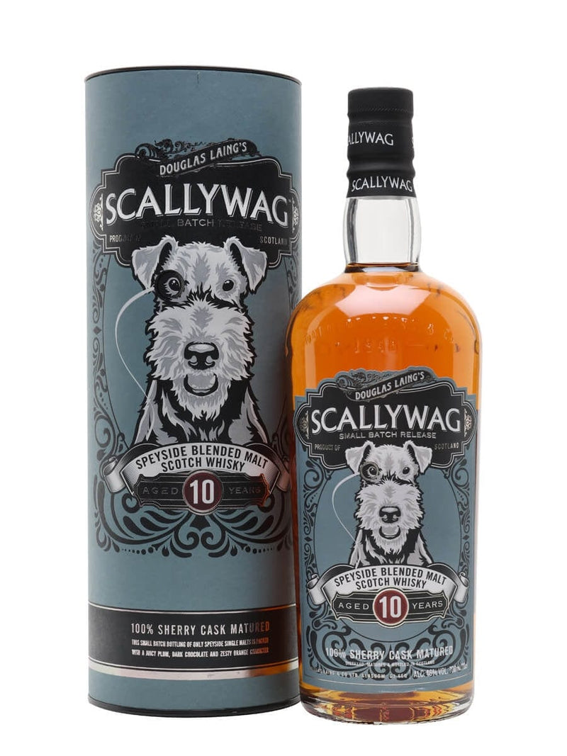 Scallywag 10 Year Old Blended Malt Scotch Whisky Gift Tube 70cl