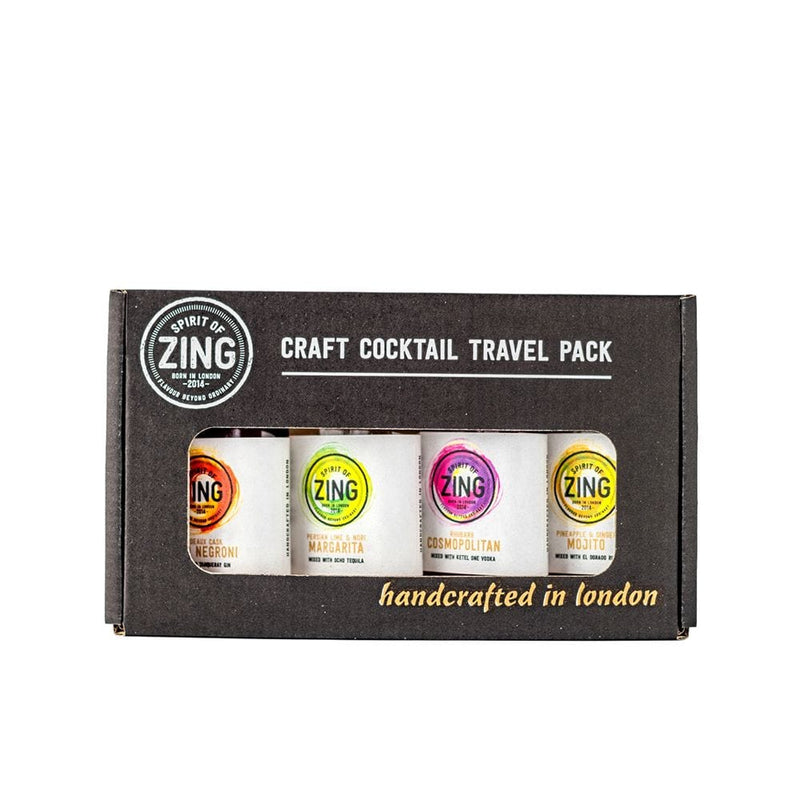 World Of Zing Cocktail Travel Pack 4x5cl