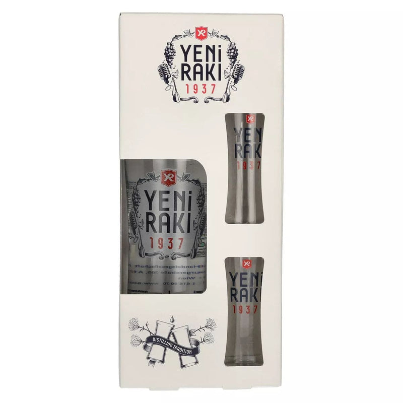 Yeni Raki Giftbox With 2 Glasses 70cl